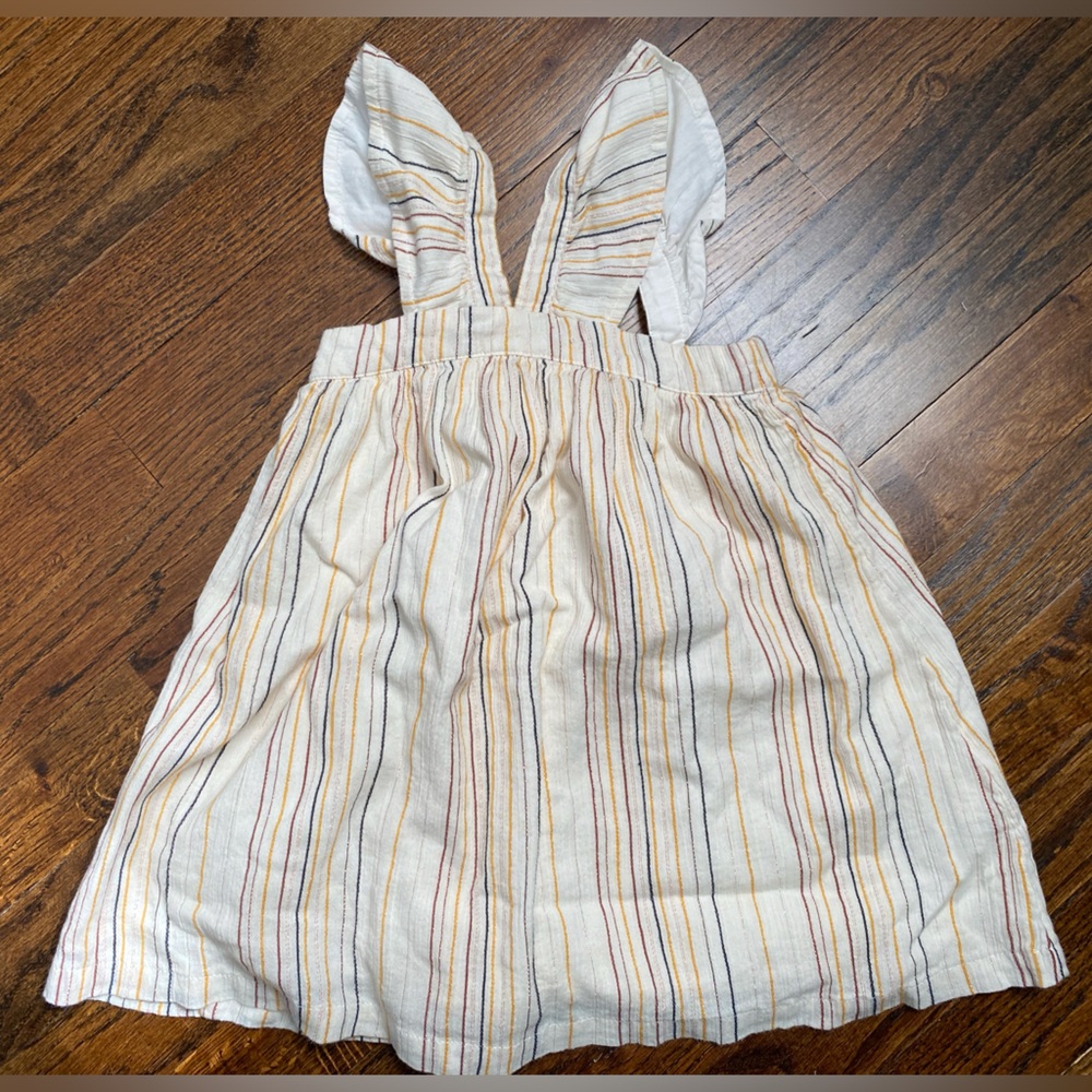 Baby GAP Match Mom dress 2 years toddler metallic stripe sleeveless cotton blend